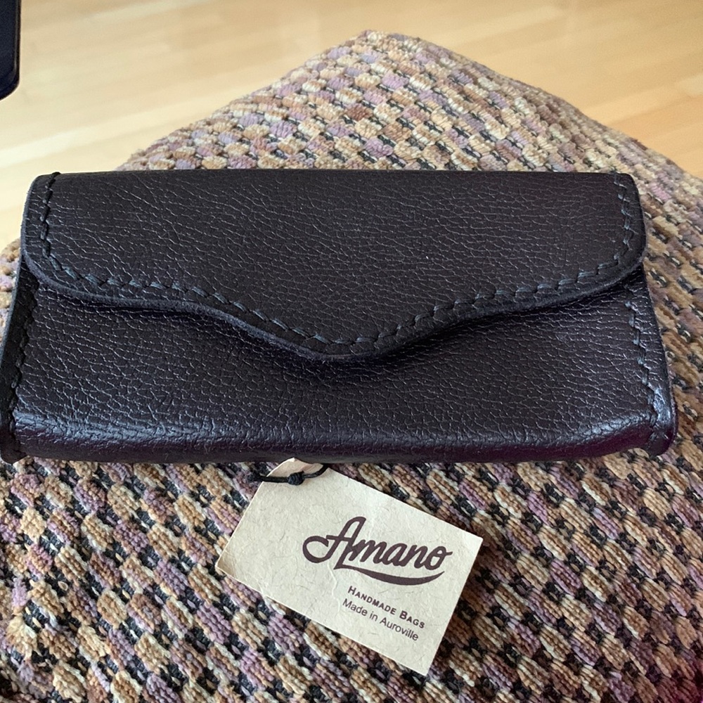 Amano Leather Handmade Bag 4”x8”